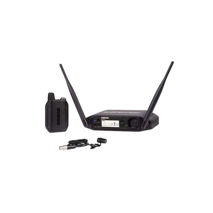 Shure GLXD14+ Digital Wireless Presenter System with WL185 Lavalier Mic and GLXD4+ Receiver