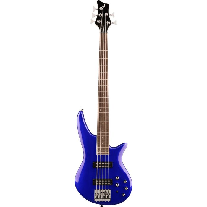 Jackson JS Series Spectra Bass JS3V 5-String, Indigo Blue  front view