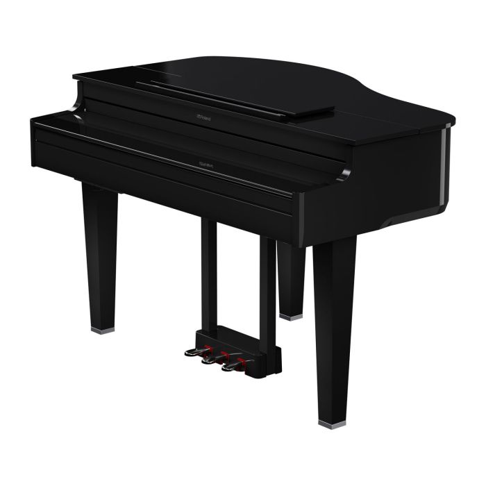 Roland GP-6 Digital Grand Piano, Polished Ebony Closed