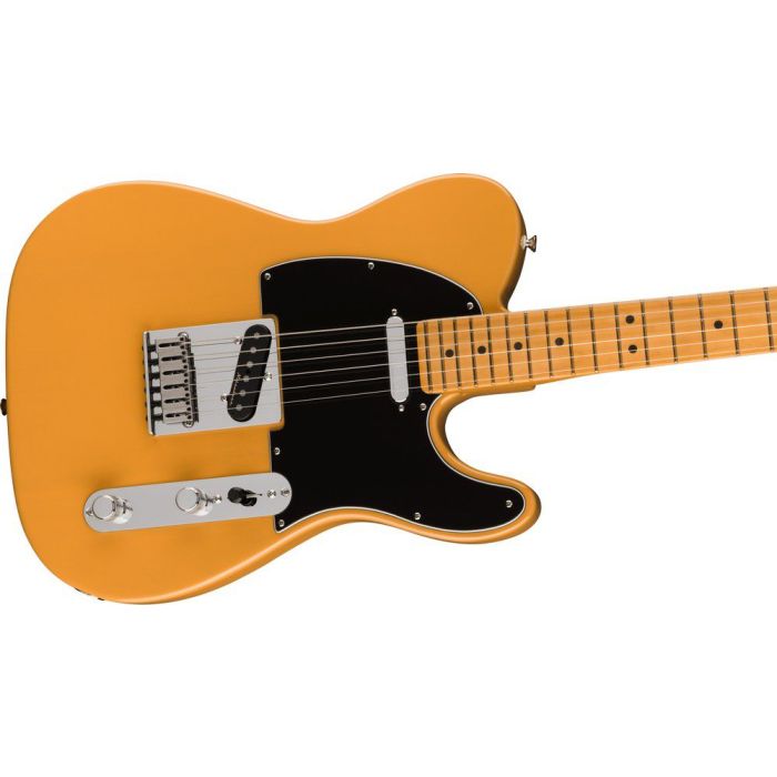 Fender Player Plus Telecaster Mn Butterscotch Blonde, angled view