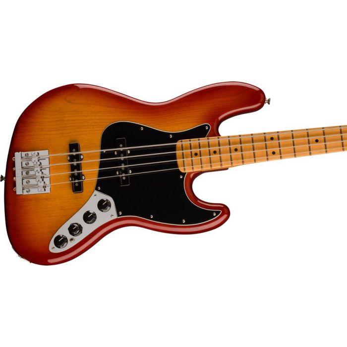 Fender Player Plus Jazz Bass Mn Siena Sunburst, angled view