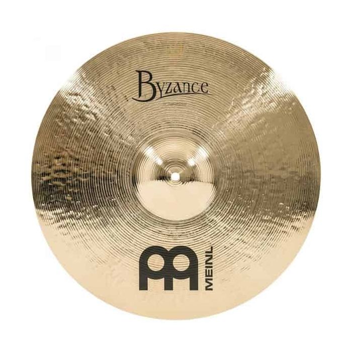 Meinl Byzance Brilliant 18 inch Medium Crash Cymbal top