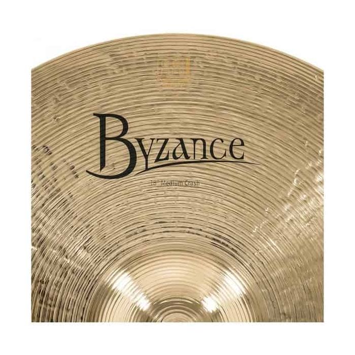 Meinl Byzance Brilliant 18 inch Medium Crash Cymbal logo