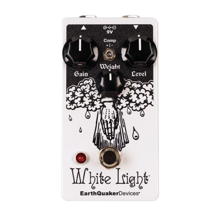 Earthquaker Devices White Light Ltd Edition Reissue Overdrive top-down view