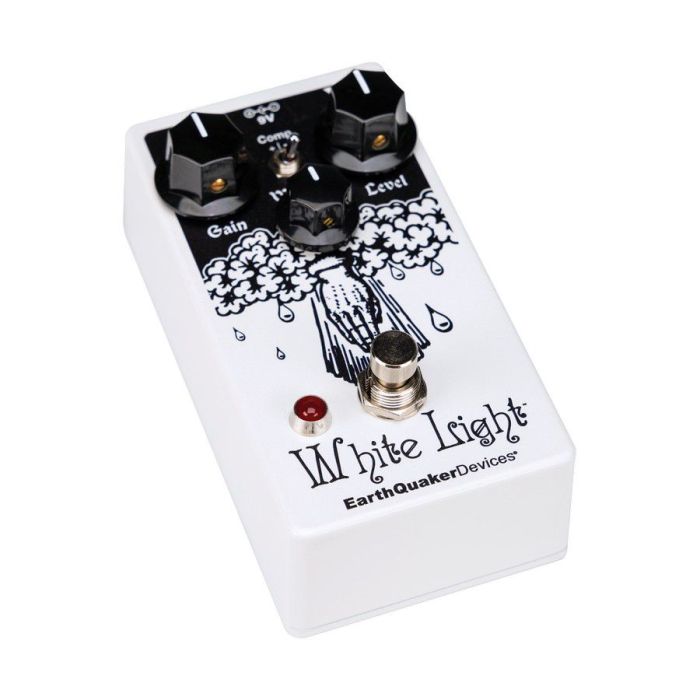 Earthquaker Devices White Light Ltd Edition Reissue Overdrive right-angled view