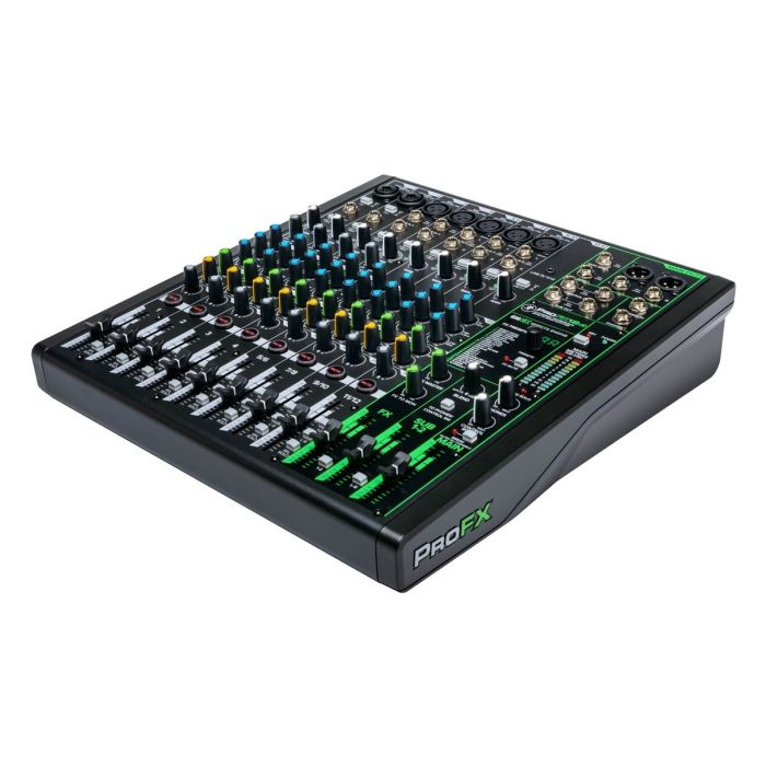 Mackie ProFX12v3 12-Channel Analog Mixer with USB Angled