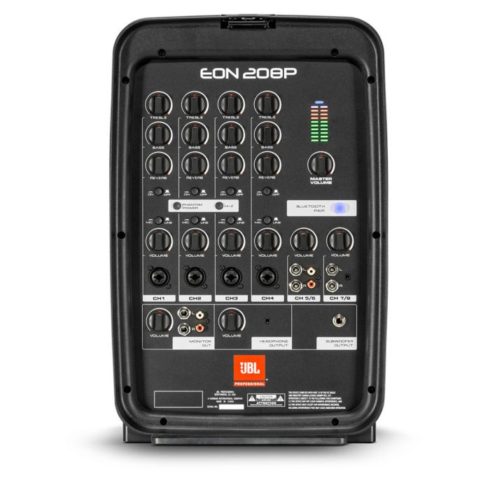 JBL EON208P Mobile PA System With 8-Channel Integrated Mixer Controls