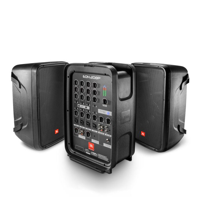 JBL EON208P Mobile PA System With 8-Channel Integrated Mixer Overview