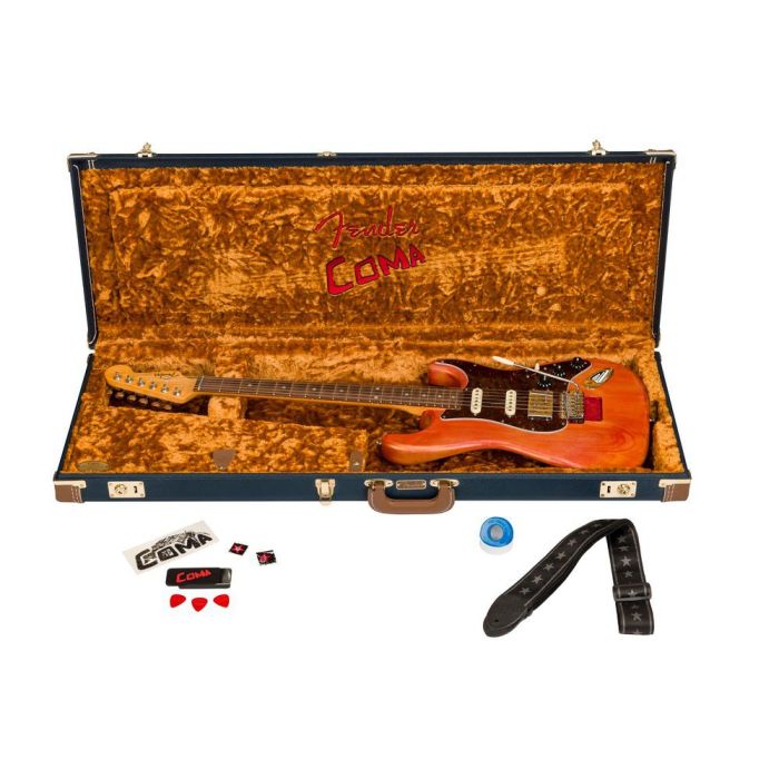 Fender Michael Landau Coma Stratocaster, Coma Red in case