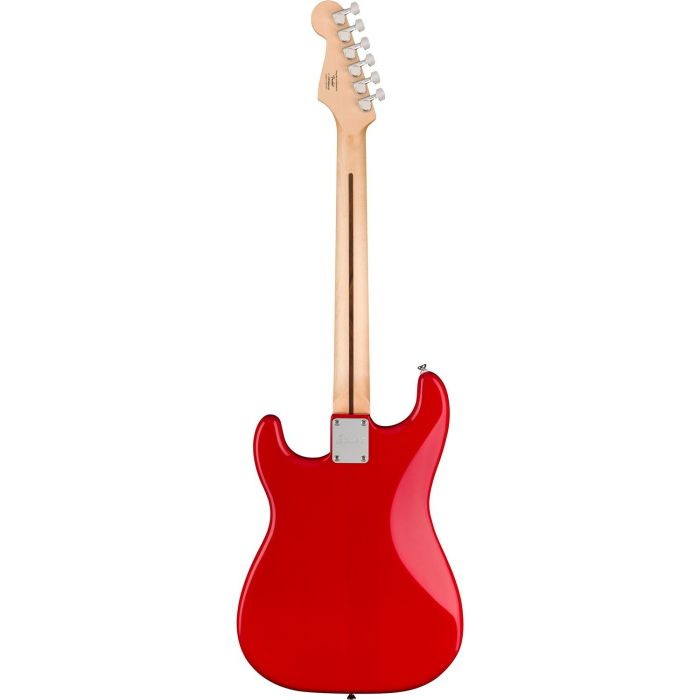 Squier Sonic Stratocaster Ht IL Torino Red, rear view