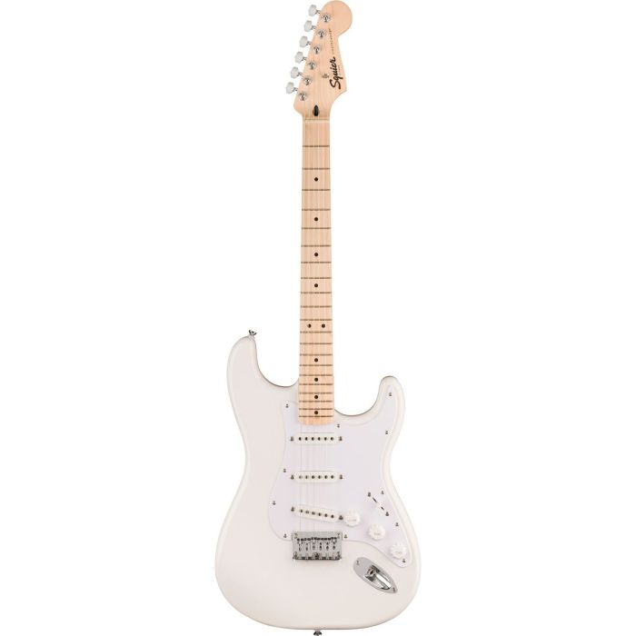 Squier Sonic Stratocaster Ht MN Arctic White, front view