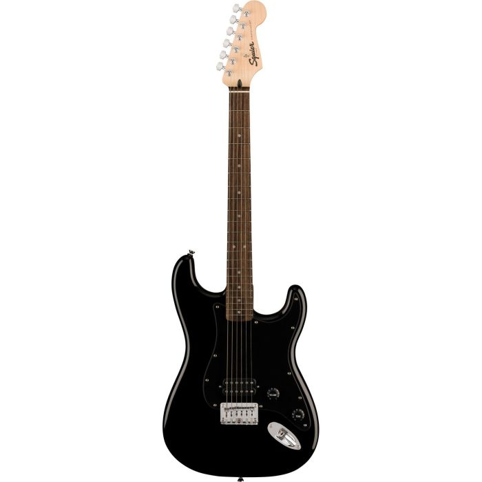 Squier Sonic Stratocaster Ht H IL BPG Black, front view
