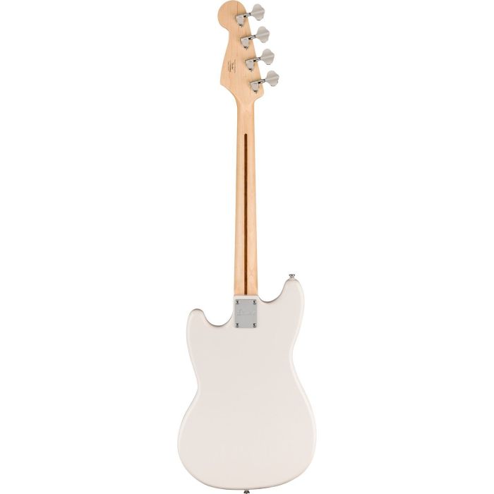 Squier Sonic Bronco Bass MN Arctic White, rear view