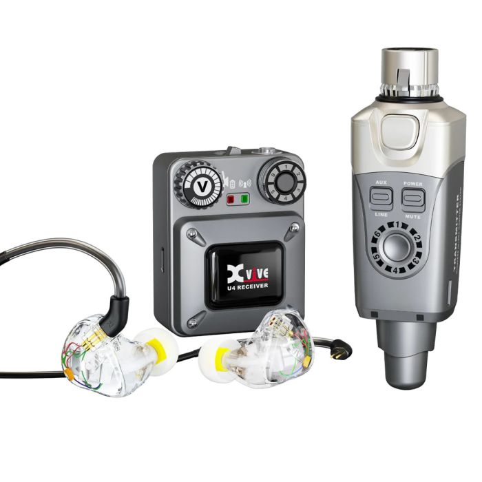 Xvive XU4T9 In-Ear Monitor Wireless System with T9 In-Ear Monitors 