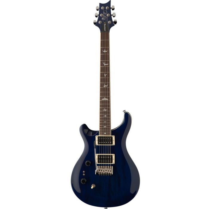 PRS SE Standard 24-08 Left-Handed Limited Edition Electric Guitar, Translucent Blue Front