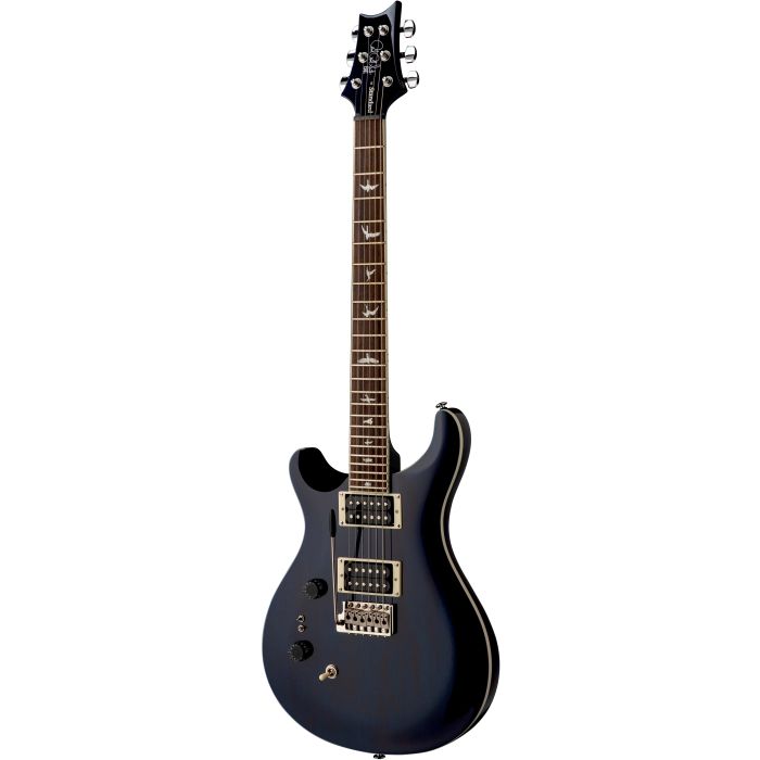 PRS SE Standard 24-08 Left-Handed Limited Edition Electric Guitar, Translucent Blue Angled