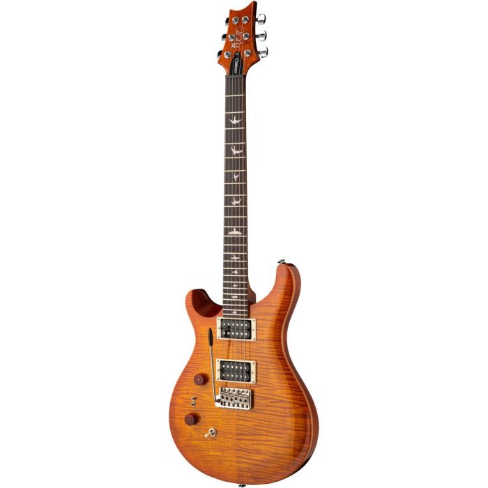 PRS SE Standard 24-08 LTD LH Electric Guitar, Vintage Sunburst Angled