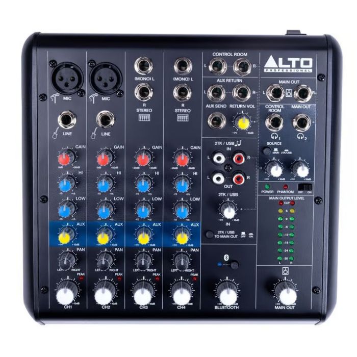 Alto Truemix 800 FX 8-Channel Analogue Mixer w/ USB Front