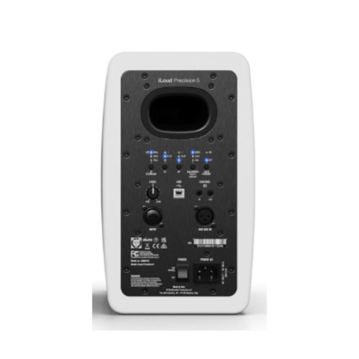 IK Multimedia iLoud Precision 5 Studio Monitor White Edition Back