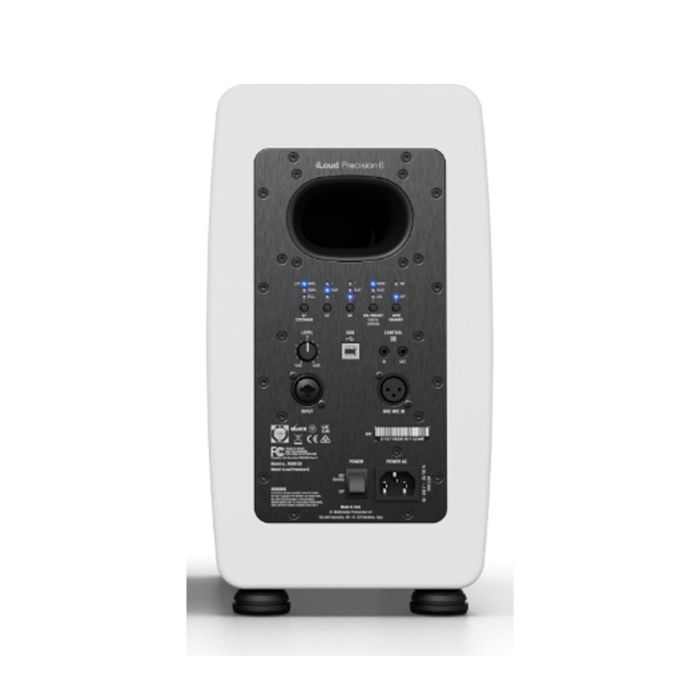 IK Multimedia iLoud Precision 6 Studio Monitor White Edition Back