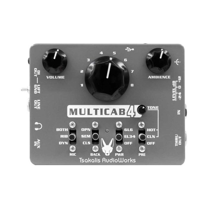 Tsakalis Audioworks MultiCab MK4 Cabinet Simulator/Preamp Front