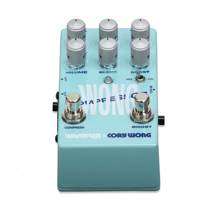 Wampler Cory Wong Signature Compressor Pedal Front angle
