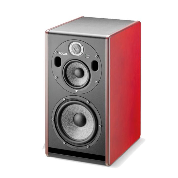 Focal Trio6 BE Active Monitor (Single), Red front angled view