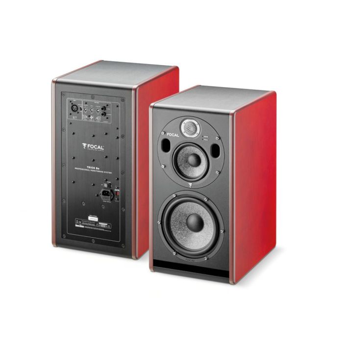 Focal Trio6 BE Active Monitor (Single), Red front and back view