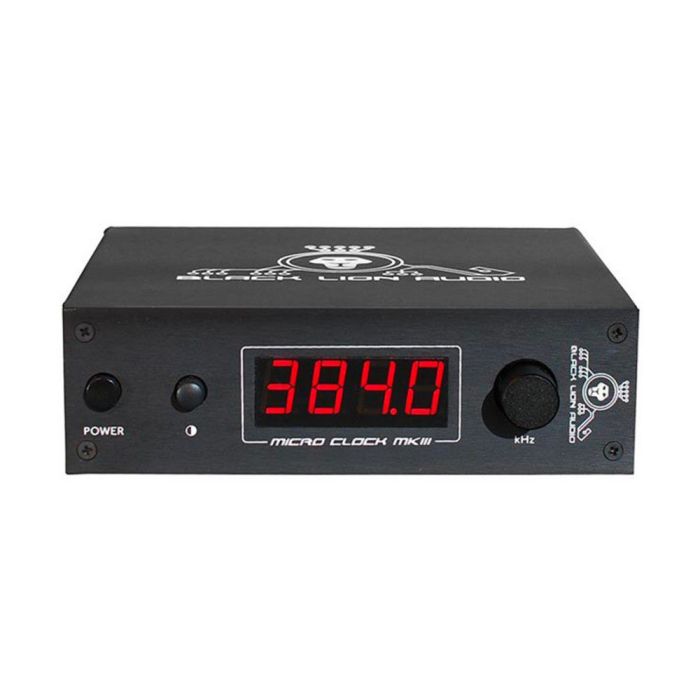 Black Lion Micro Clock Mk3 Low Jitter Clock front view