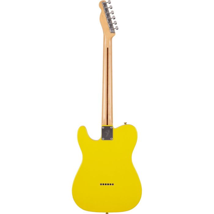 Fender MIJ Ltd International Color Telecaster MN Monaco Yellow, rear view
