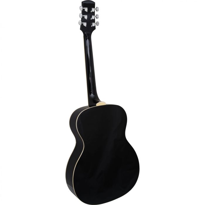 Adam Black O-2 See-Through Black Acoustic Guitar back