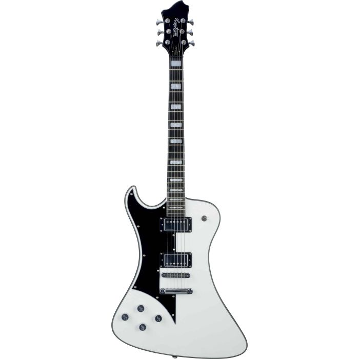 Hagstrom Fantomen Electric Guitar, White L/H front