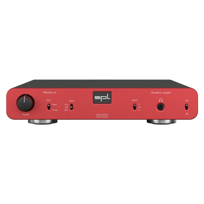 SPL Phonitor se DAC768xs Headphone Amplifier, Red