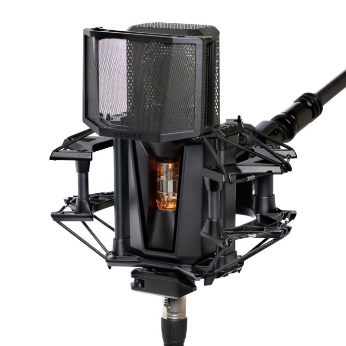 Lewitt Pure Tube Studio Set Studio Microphone in shock mount