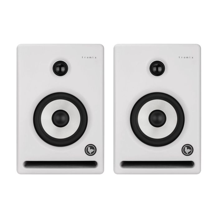 Trumix AR5 Active Studio Monitors (Pair), White front view