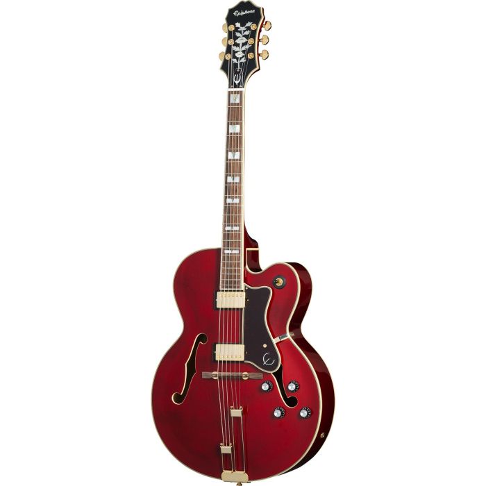 Epiphone Broadway Wine Red, front view