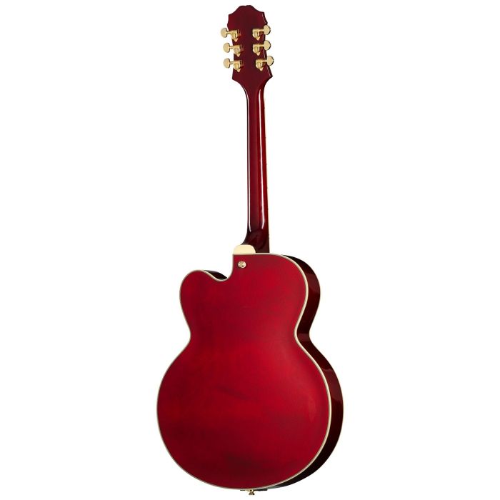 Epiphone Broadway Wine Red, rear view