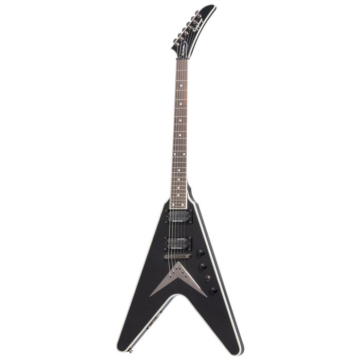 Epiphone Dave Mustaine Flying V Custom Black Metallic, front view