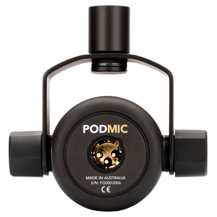 Rode Podmic Dynamic Podcasting Microphone Rear