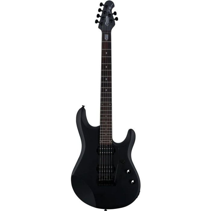 Sterling by Music Man JP60 Electric Guitar, Stealth Black front view