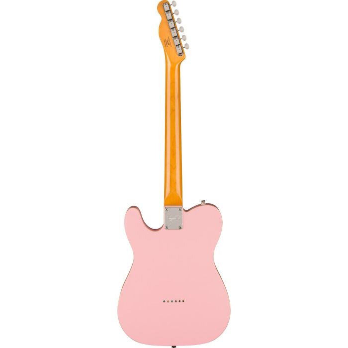 Squier FSR Classic Vibe 60s Custom Telecaster IL, Shell Pink rear view