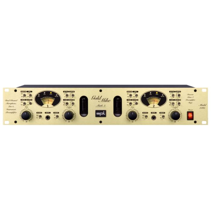 SPL GoldMike Mk2 Dual Channel Mic Preamp Front