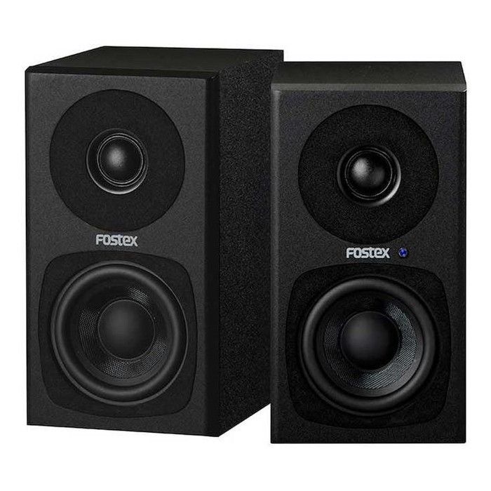 Fostex Pm0 3dh Active Speaker System Pair Black, front view