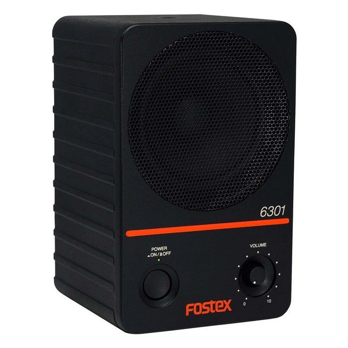 Fostex 6301n Powered Monitor Single E, angled view
