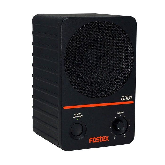 Fostex 6301n Powered Monitor Single D, angled view