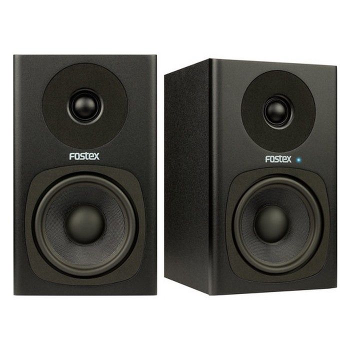 Fostex Pm0 4c Active Speaker System Pair Black, front view