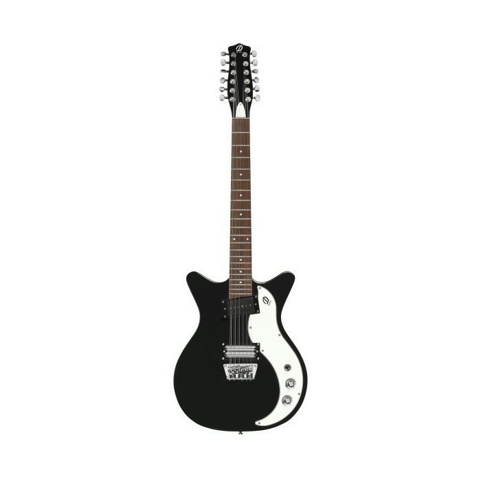 Danelectro Dc59x 12 String Guitar Gloss Black front