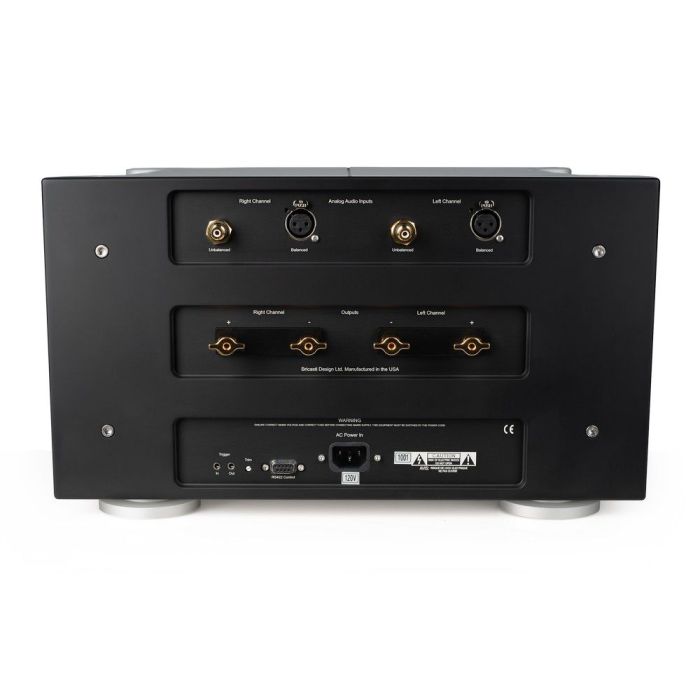 Bricasti M15 Pro Professional Stereo Power Amplifier, rear view