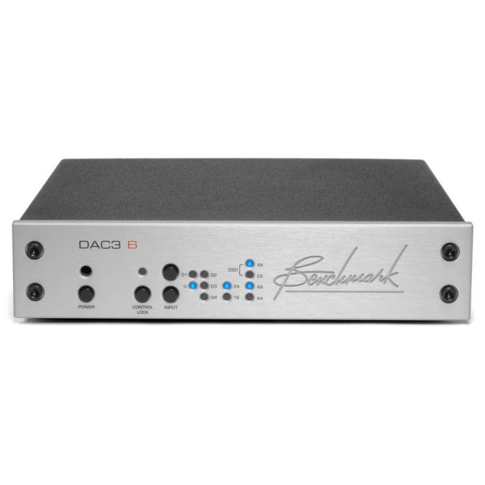 Benchmark Dac3s Converter Silver No Remote, front view