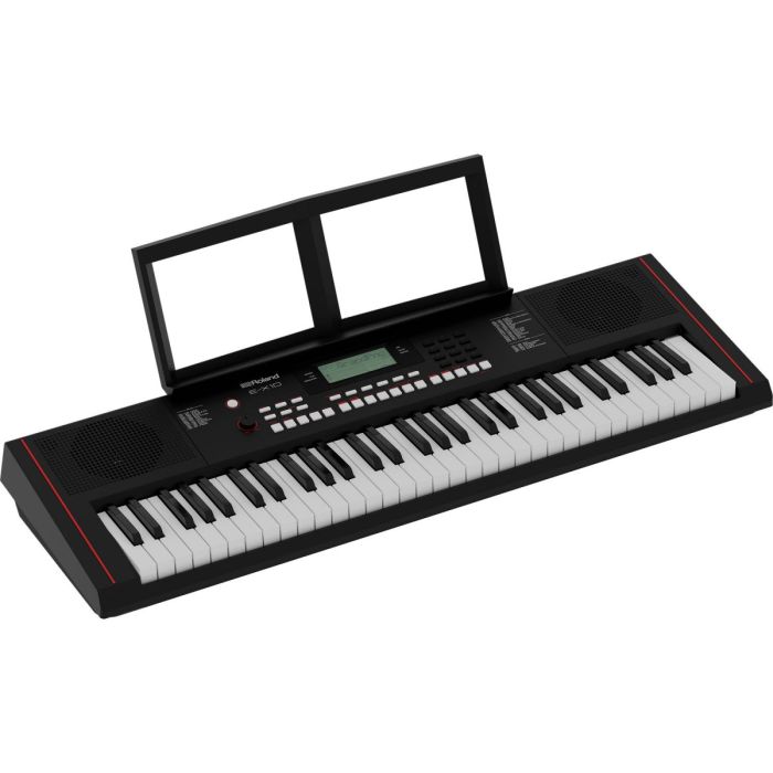 Roland E-X10 Arranger Keyboard Angled